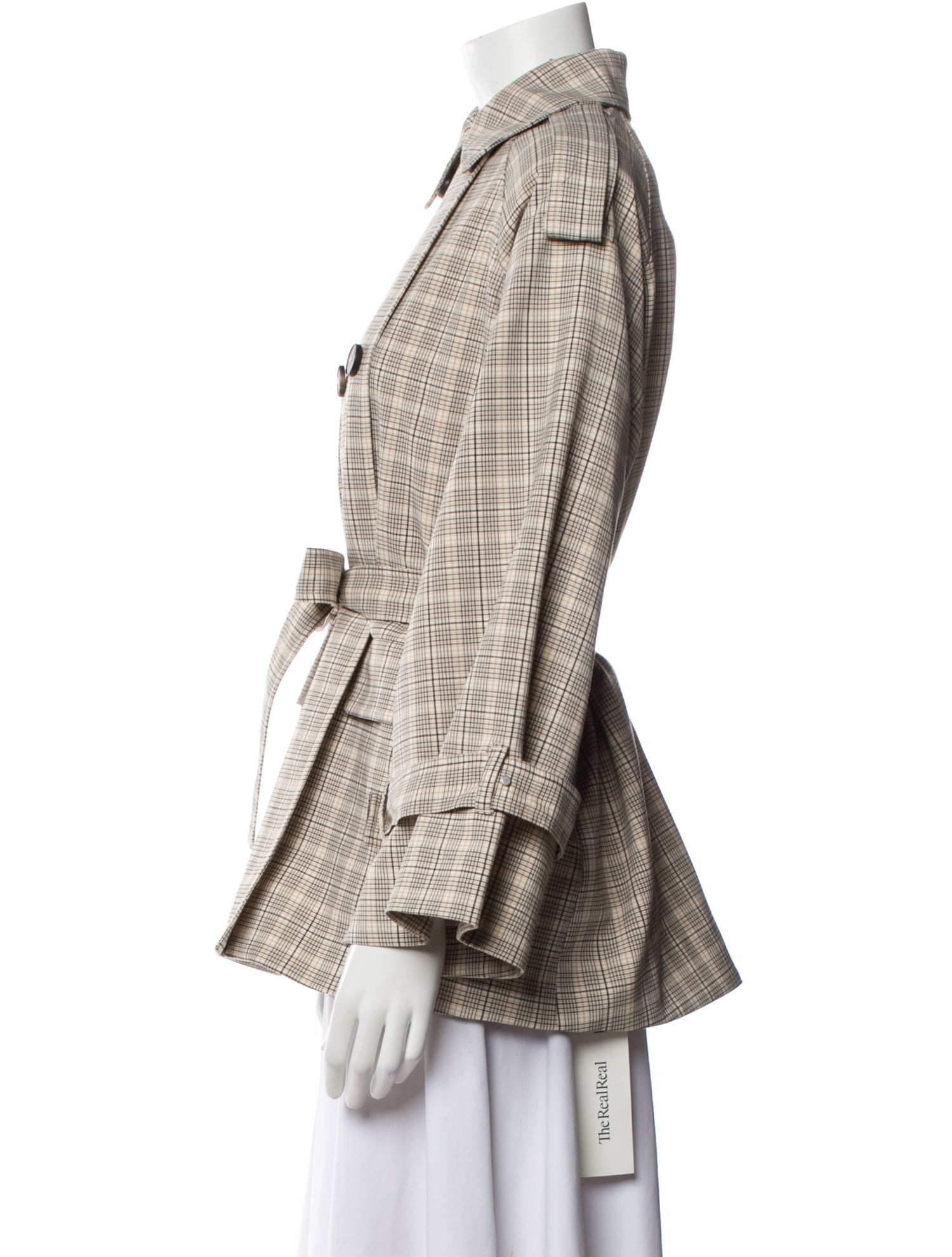 Camilla and Marc Plaid Print Blazer