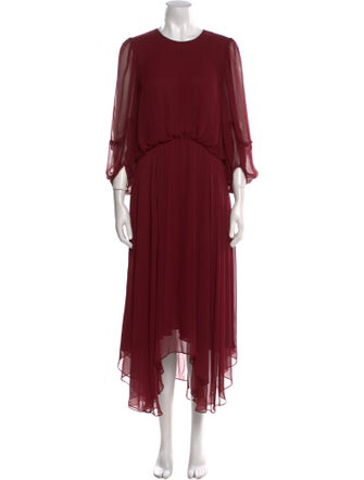 Camilla and Marc Crew Neck Long Dress