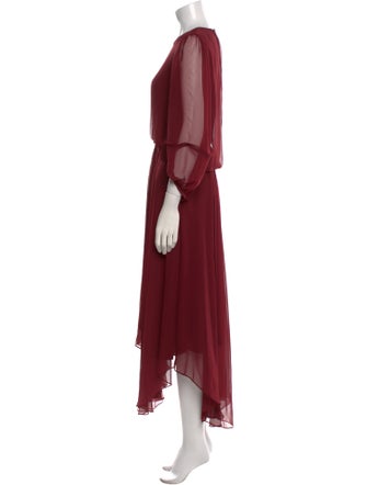 Camilla and Marc Crew Neck Long Dress