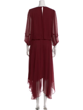 Camilla and Marc Crew Neck Long Dress