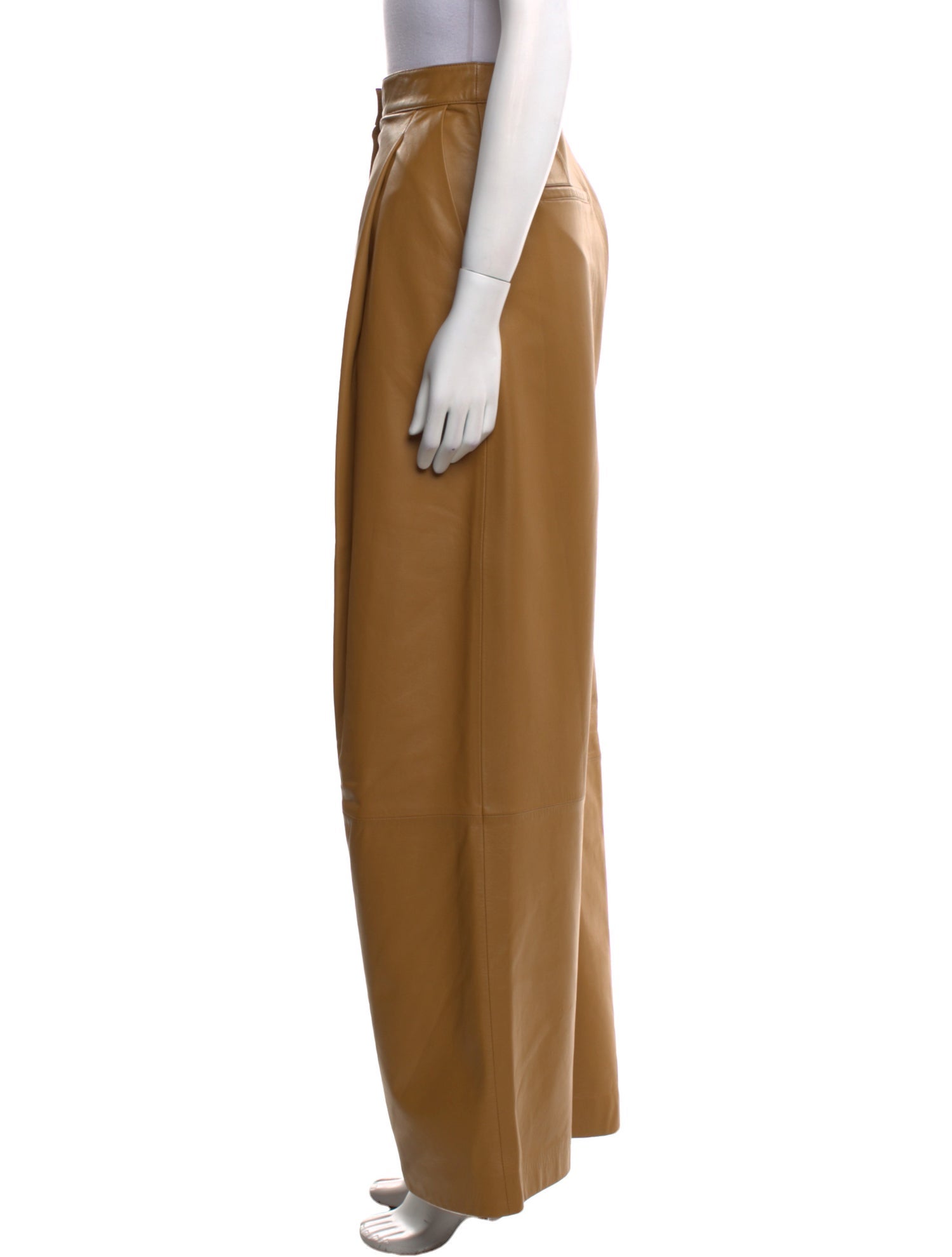 Camilla and Marc Lamb Leather Wide Leg Pants
