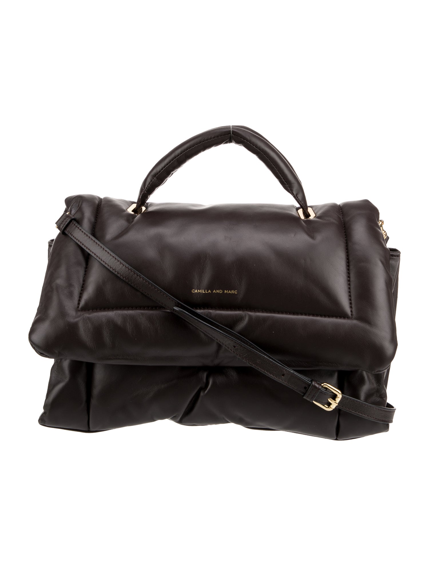 Camilla and Marc Leather Top Handle Bag