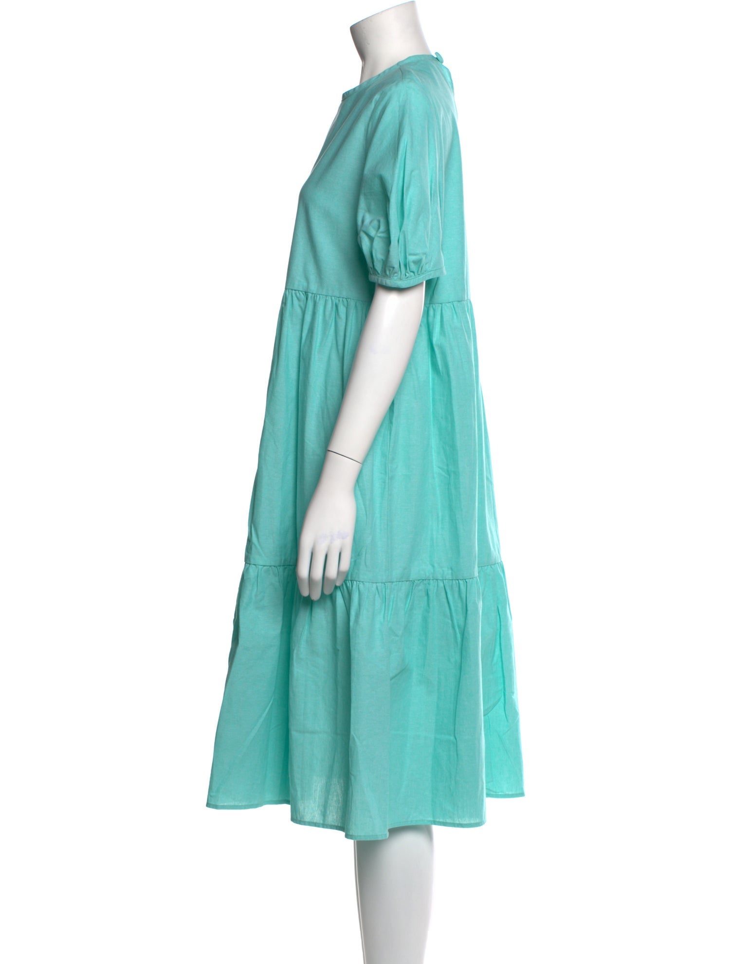 Casey Marks Crew Neck Midi Length Dress