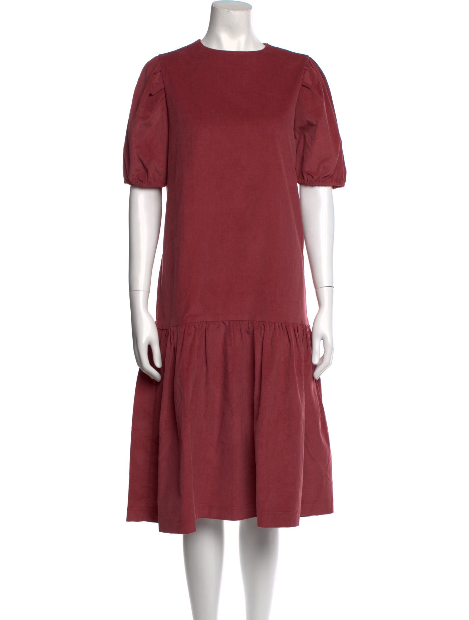 Casey Marks Crew Neck Midi Length Dress