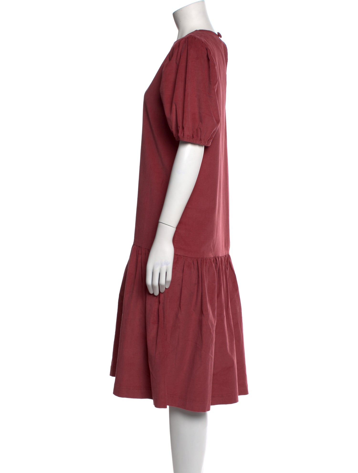 Casey Marks Crew Neck Midi Length Dress