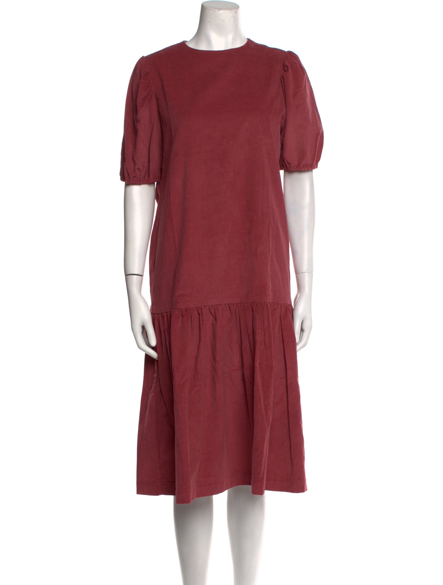 Casey Marks Crew Neck Midi Length Dress