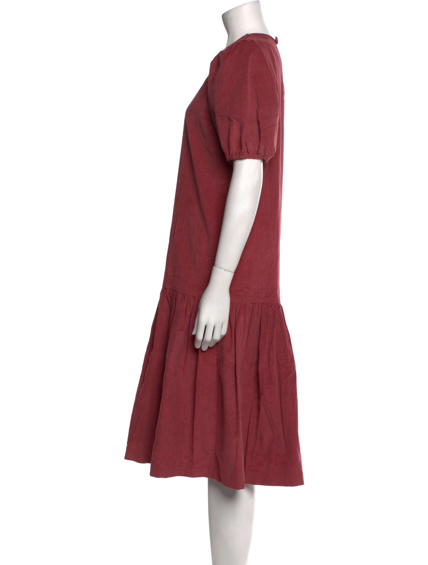 Casey Marks Crew Neck Midi Length Dress