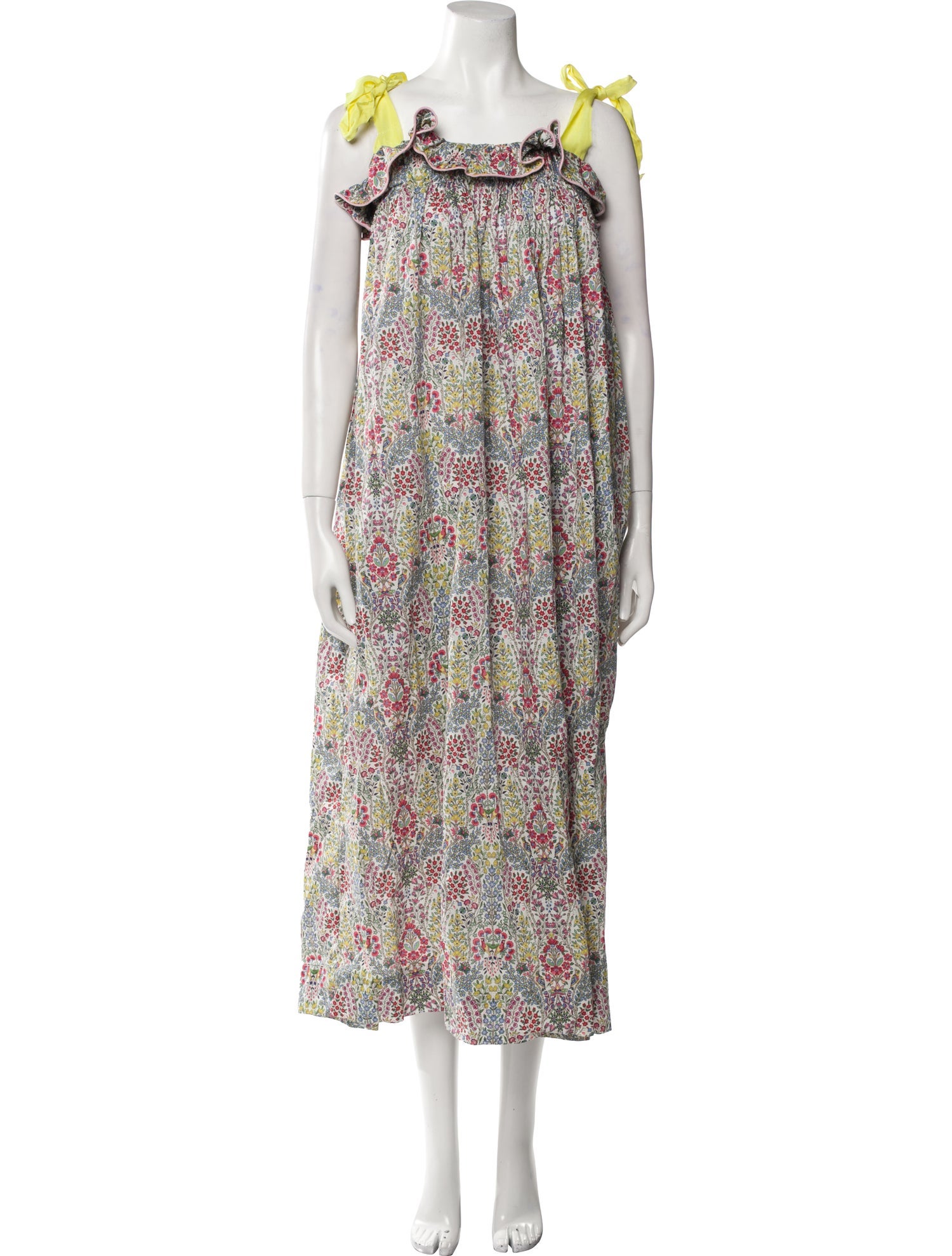 Casey Marks Floral Print Long Dress