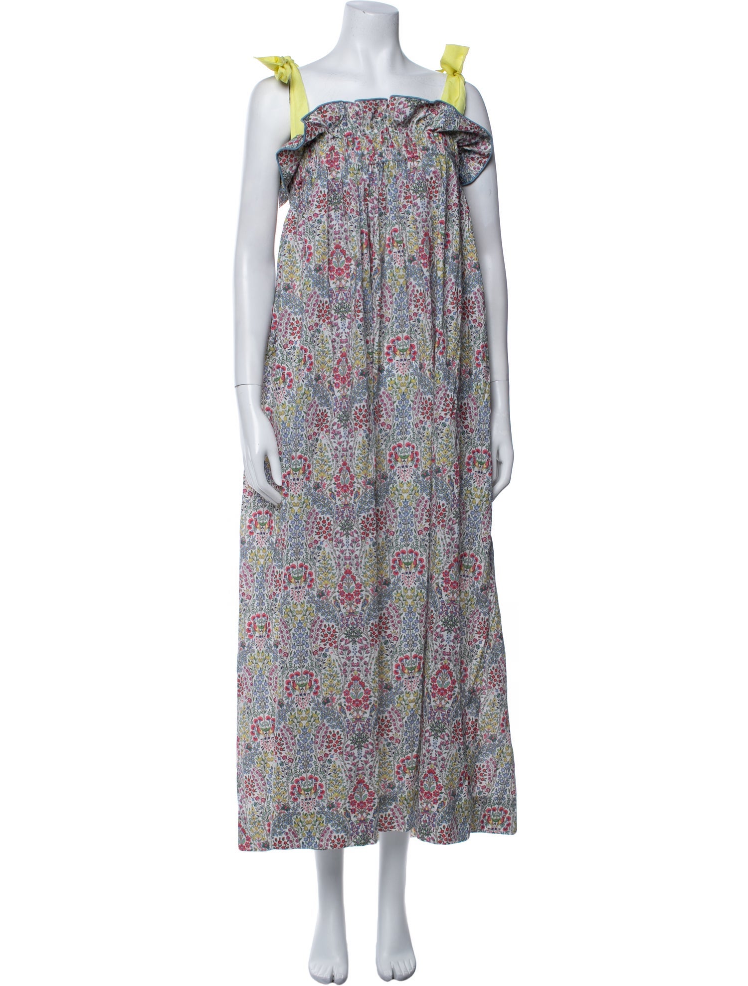 Casey Marks Floral Print Long Dress