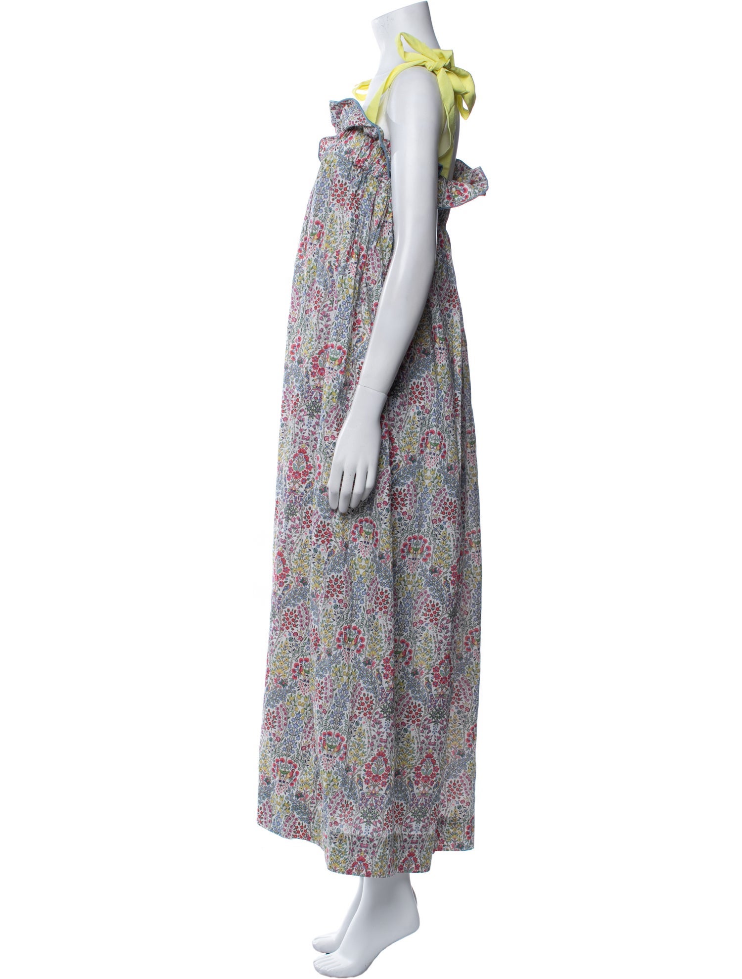 Casey Marks Floral Print Long Dress