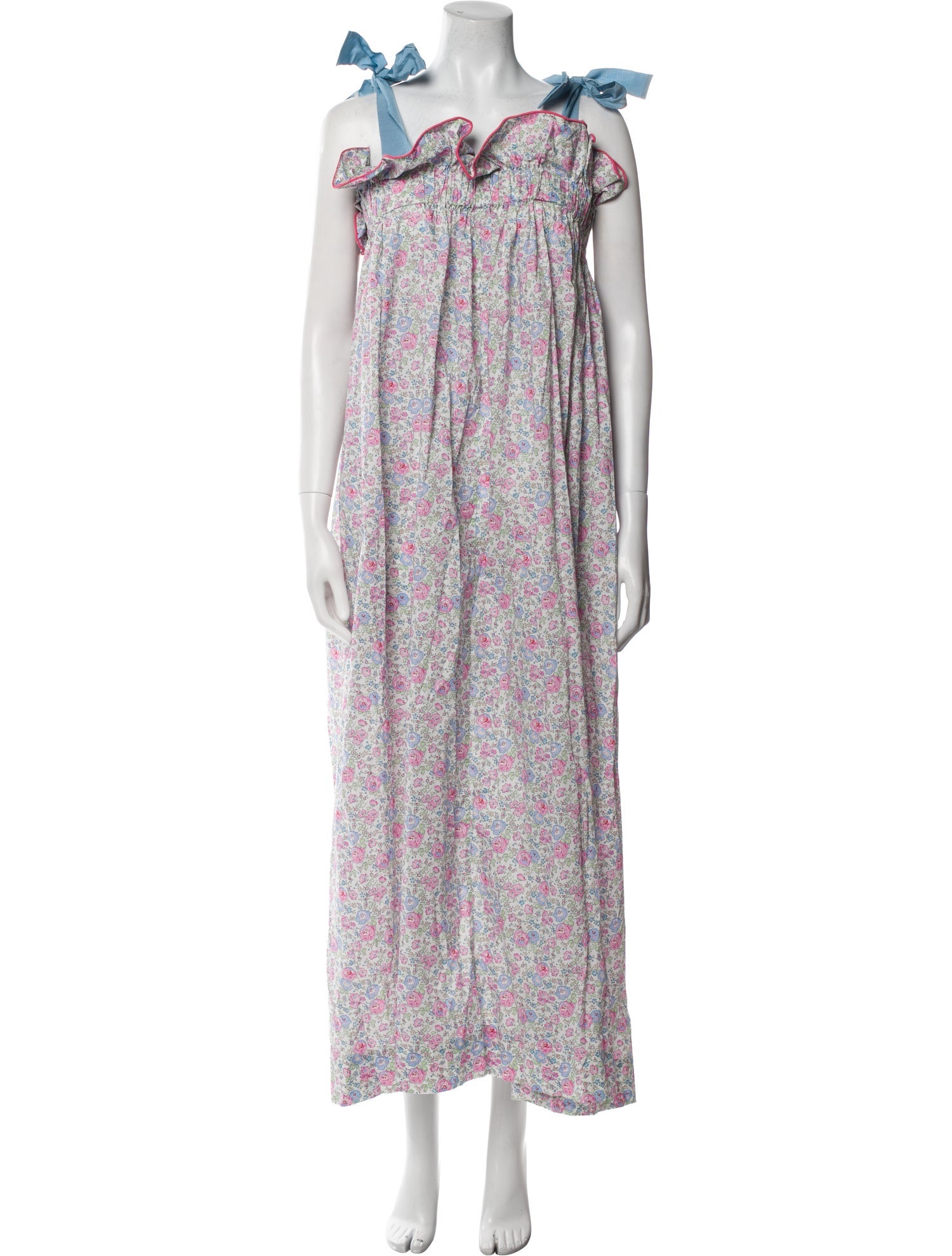 Casey Marks Floral Print Long Dress