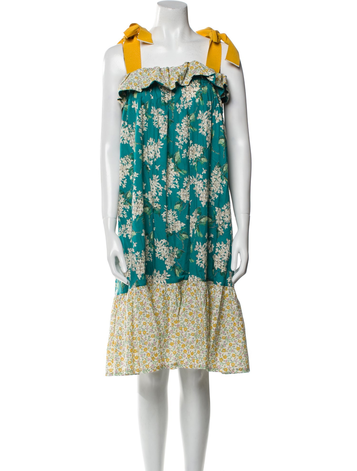 Casey Marks Floral Print Mini Dress