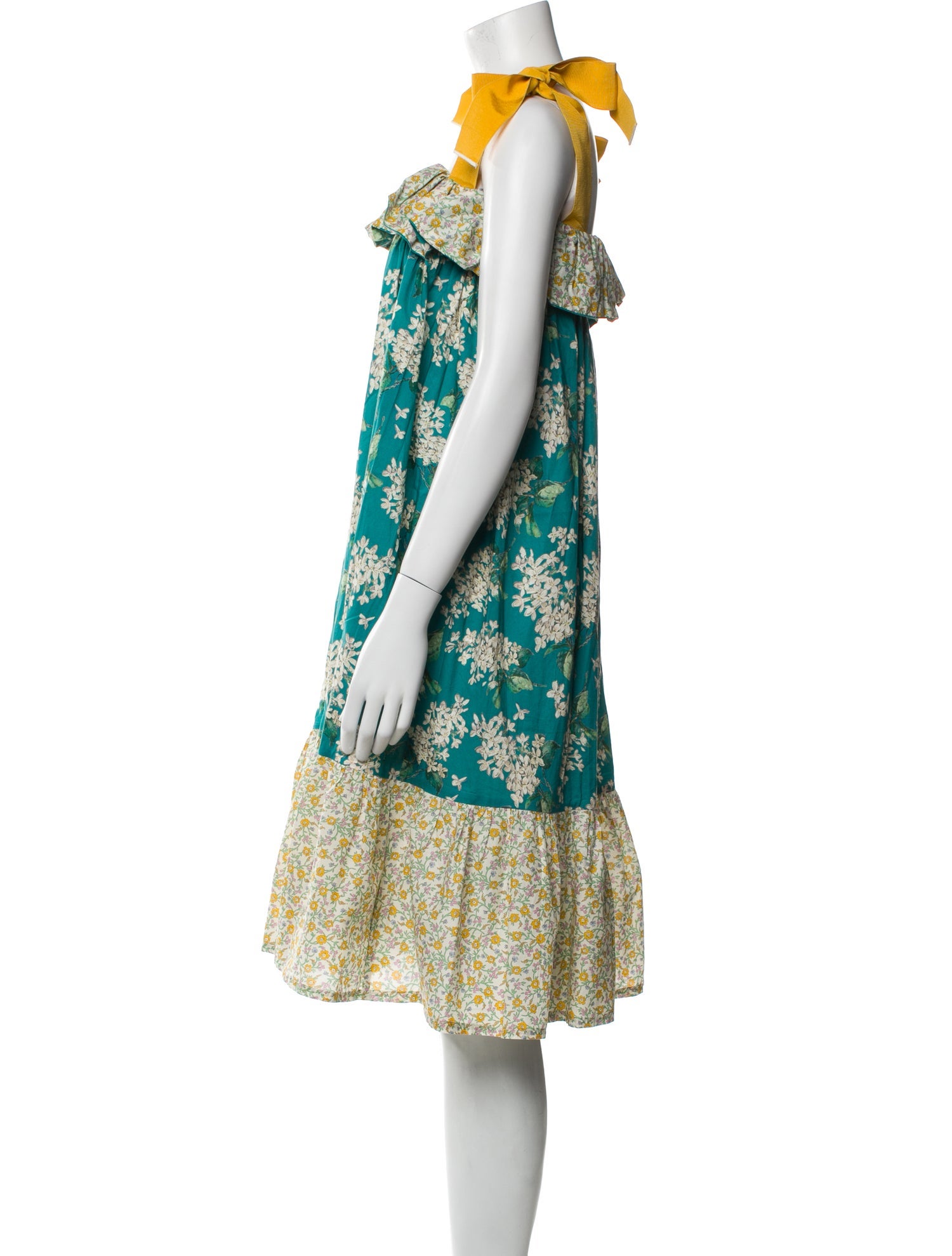 Casey Marks Floral Print Mini Dress