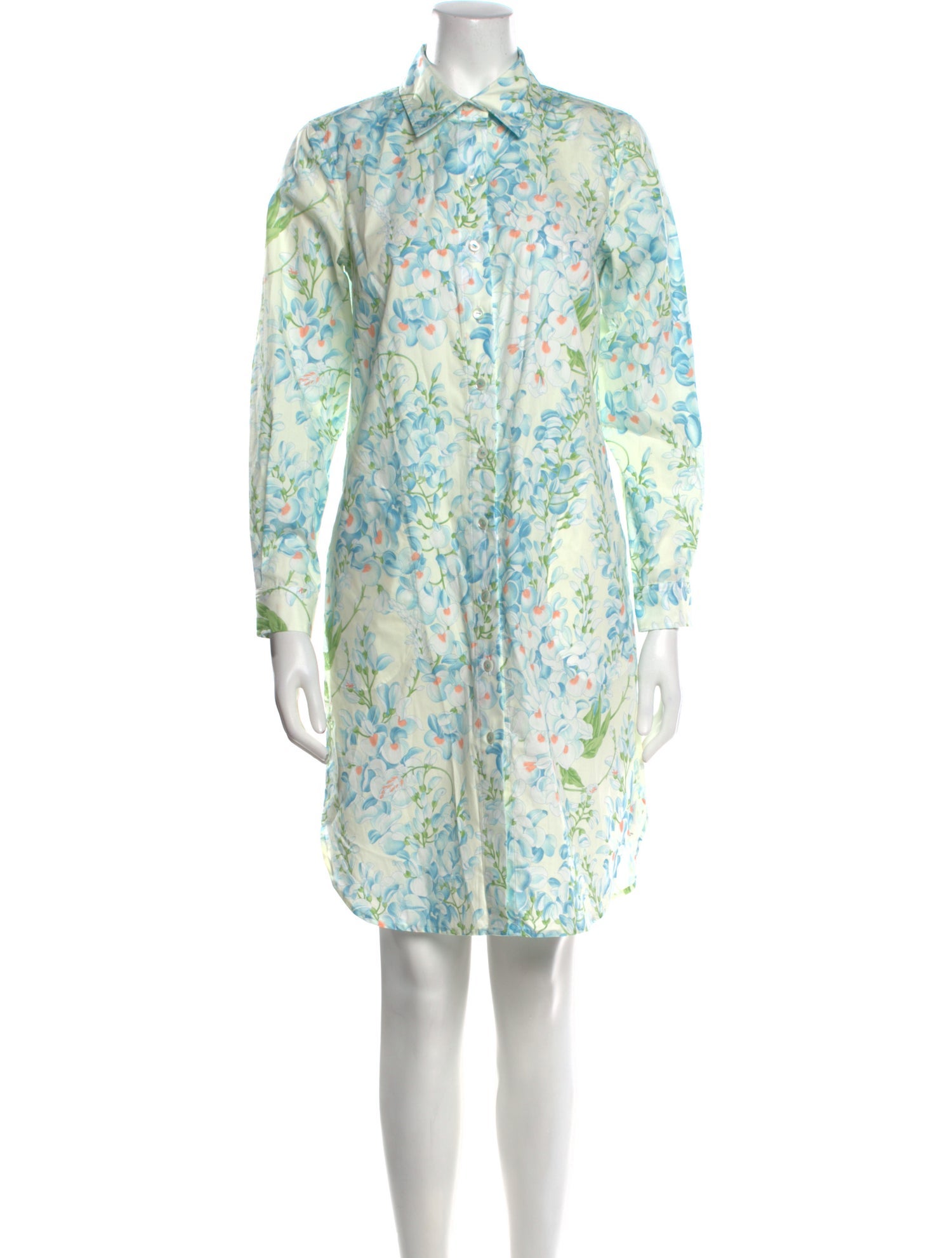 Casey Marks Floral Print Knee-Length Dress