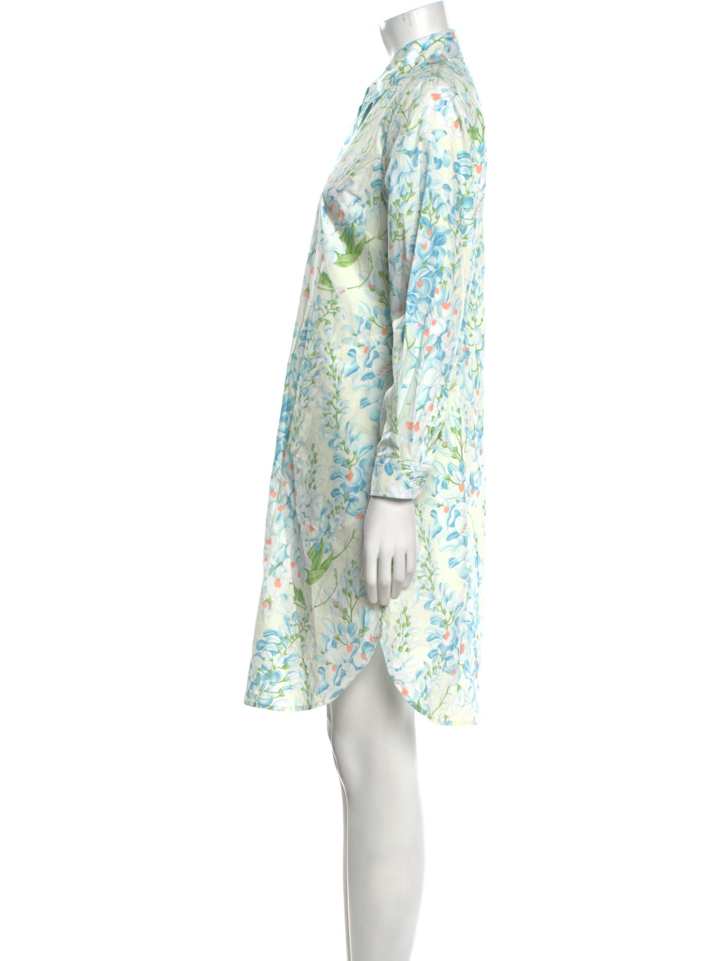 Casey Marks Floral Print Knee-Length Dress