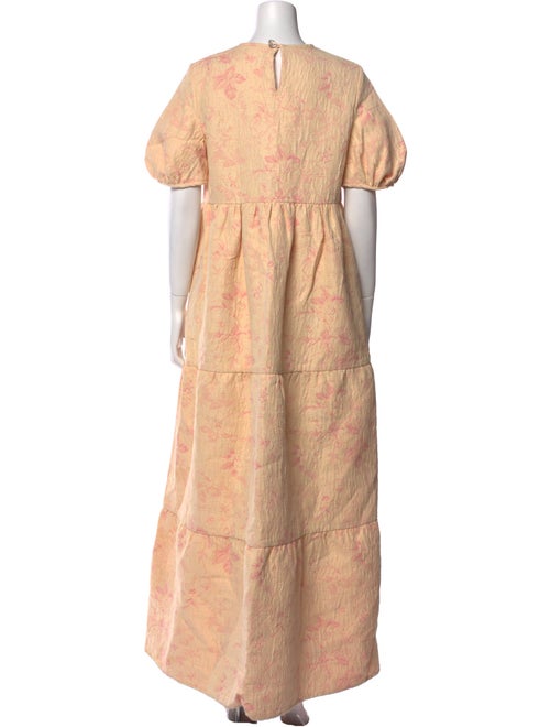 Casey Marks Printed Long Dress