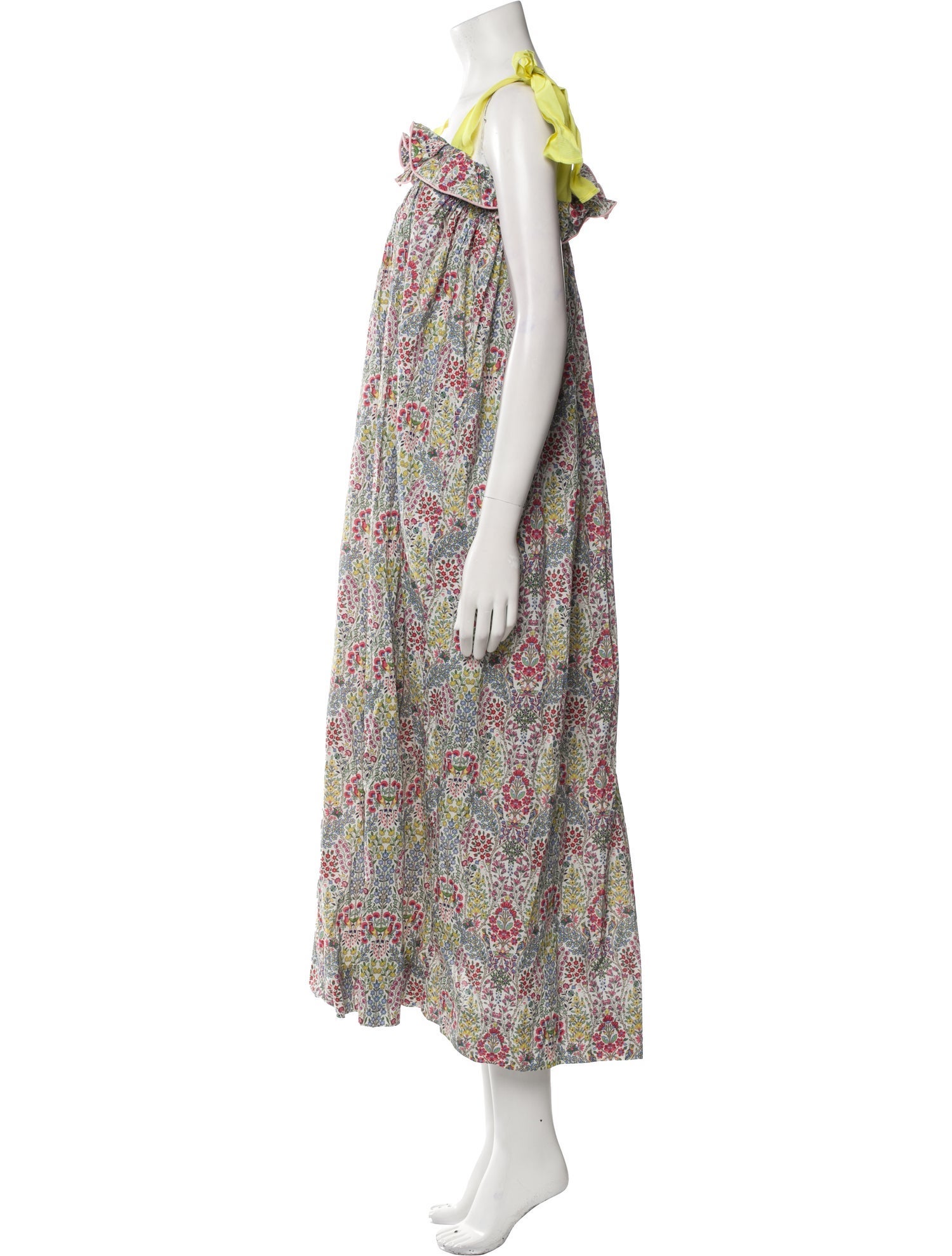Casey Marks Floral Print Long Dress