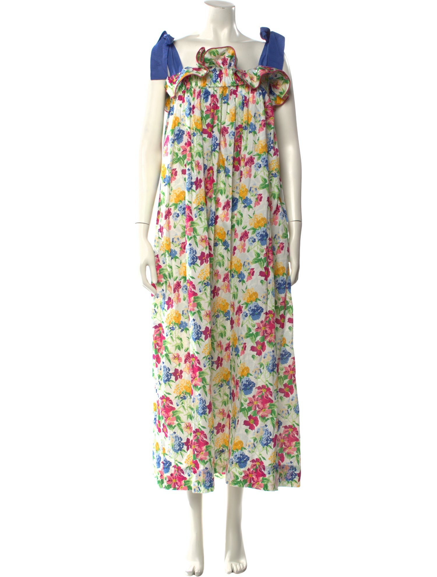 Casey Marks Floral Print Long Dress