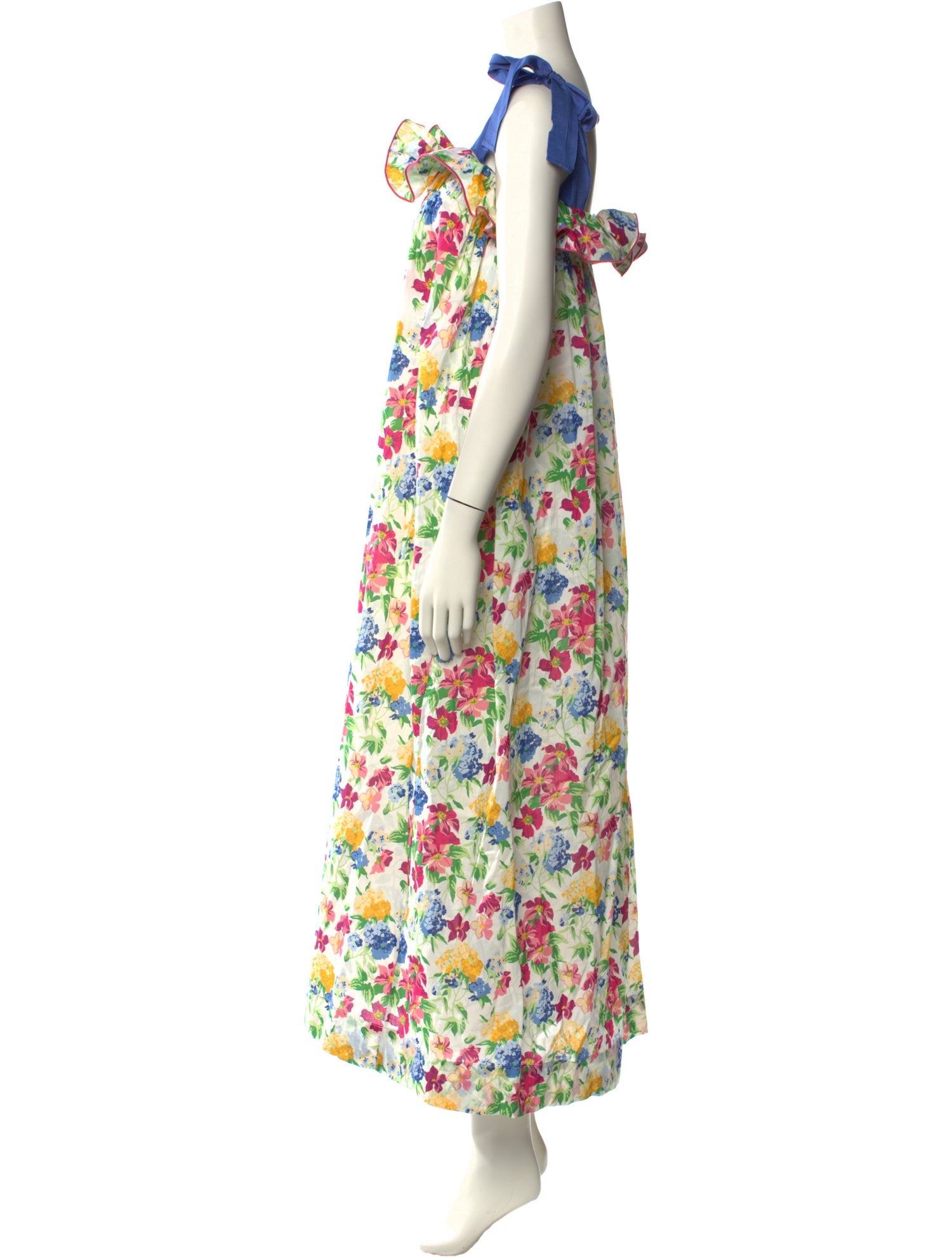 Casey Marks Floral Print Long Dress