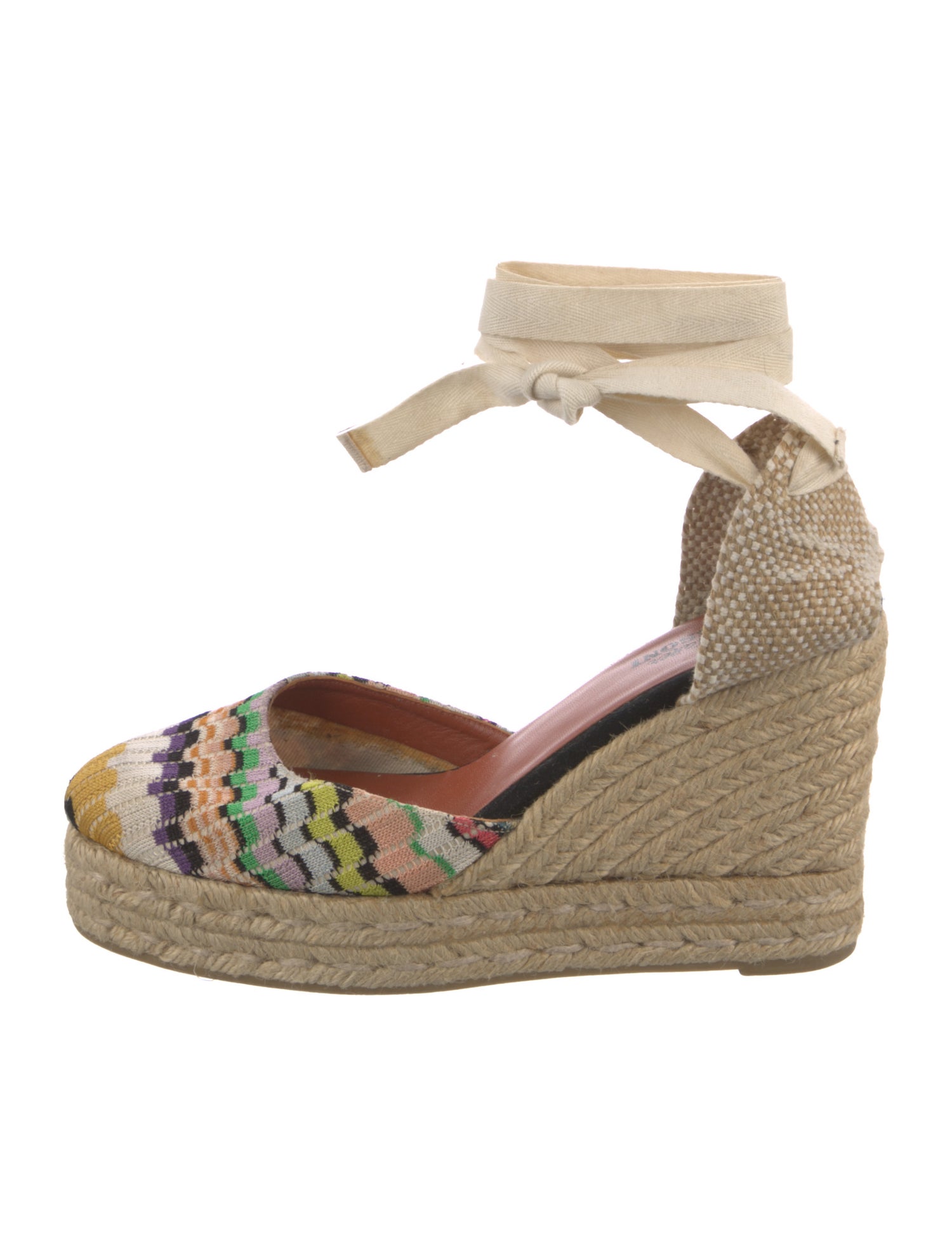 Castañer x Missoni Printed D'Orsay Pumps