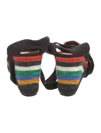 Castañer x Missoni Floral Print Braided Accents D'Orsay Pumps