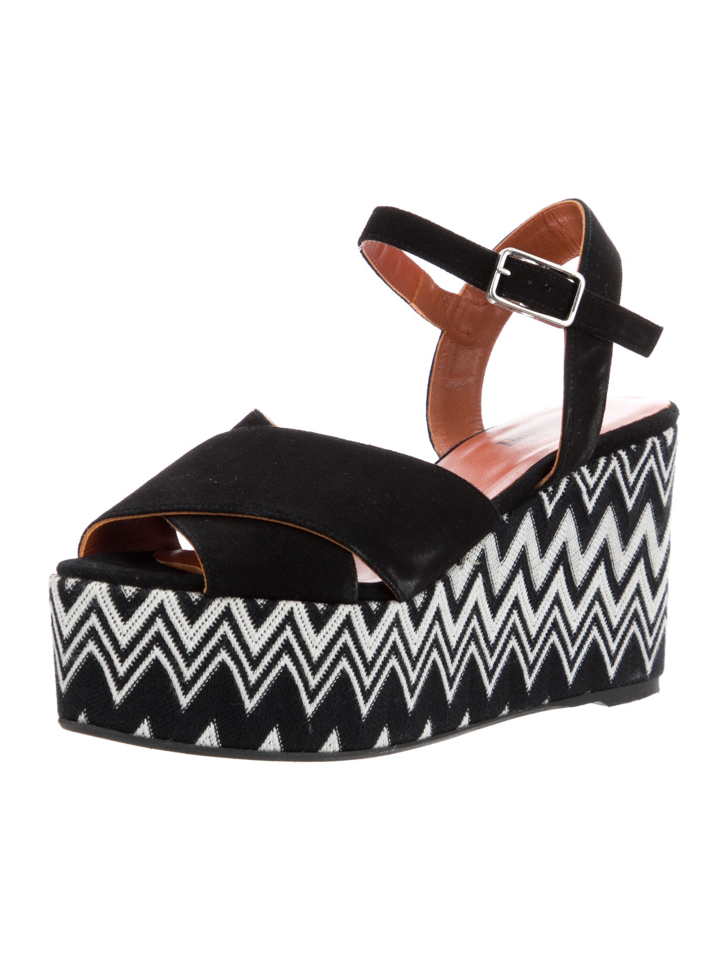 Castañer x Missoni Suede Printed Sandals