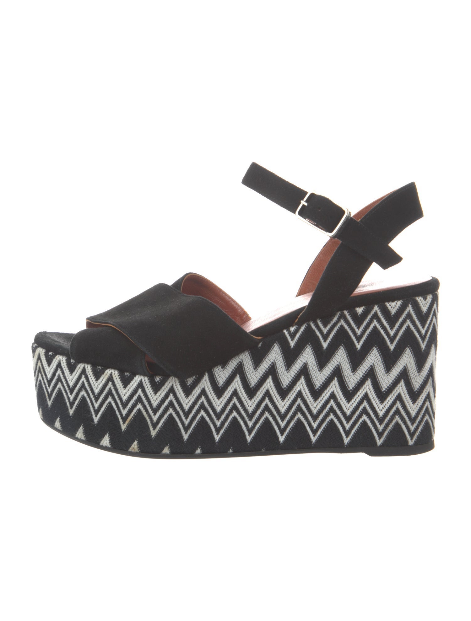 Castañer x Missoni Suede Printed Sandals