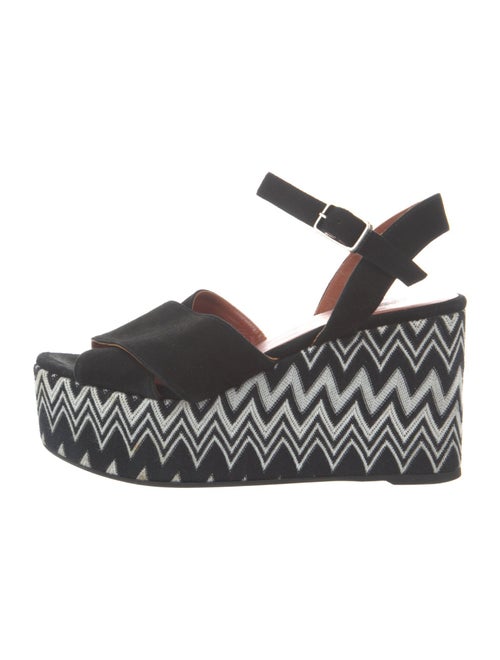 Castañer x Missoni Suede Printed Sandals