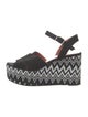 Castañer x Missoni Suede Printed Sandals