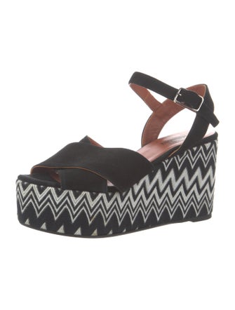 Castañer x Missoni Suede Printed Sandals