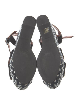 Castañer x Missoni Suede Printed Sandals