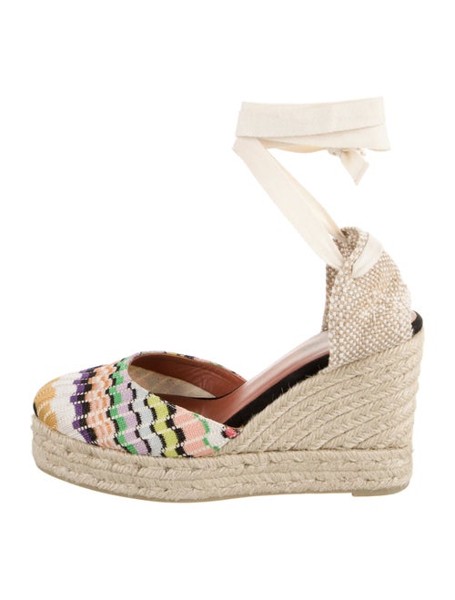 Castañer x Missoni Colorblock Pattern Espadrilles