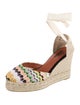 Castañer x Missoni Colorblock Pattern Espadrilles