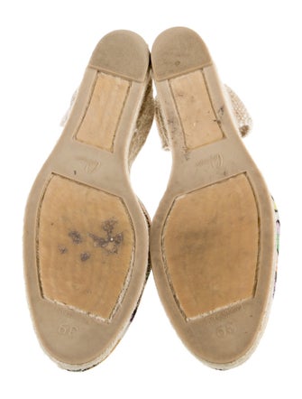 Castañer x Missoni Colorblock Pattern Espadrilles