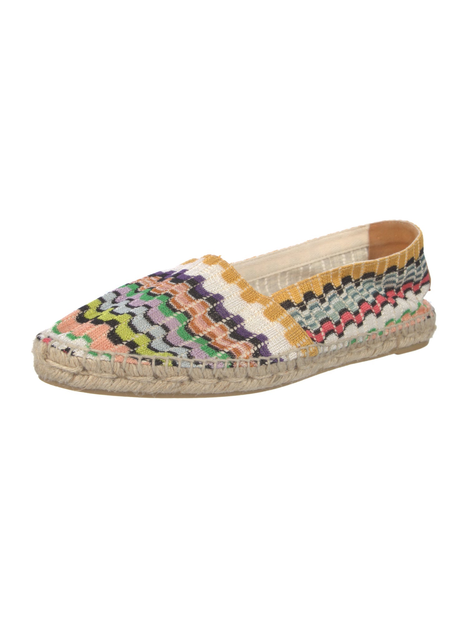 Castañer x Missoni Printed Whipstitch Trim Espadrilles