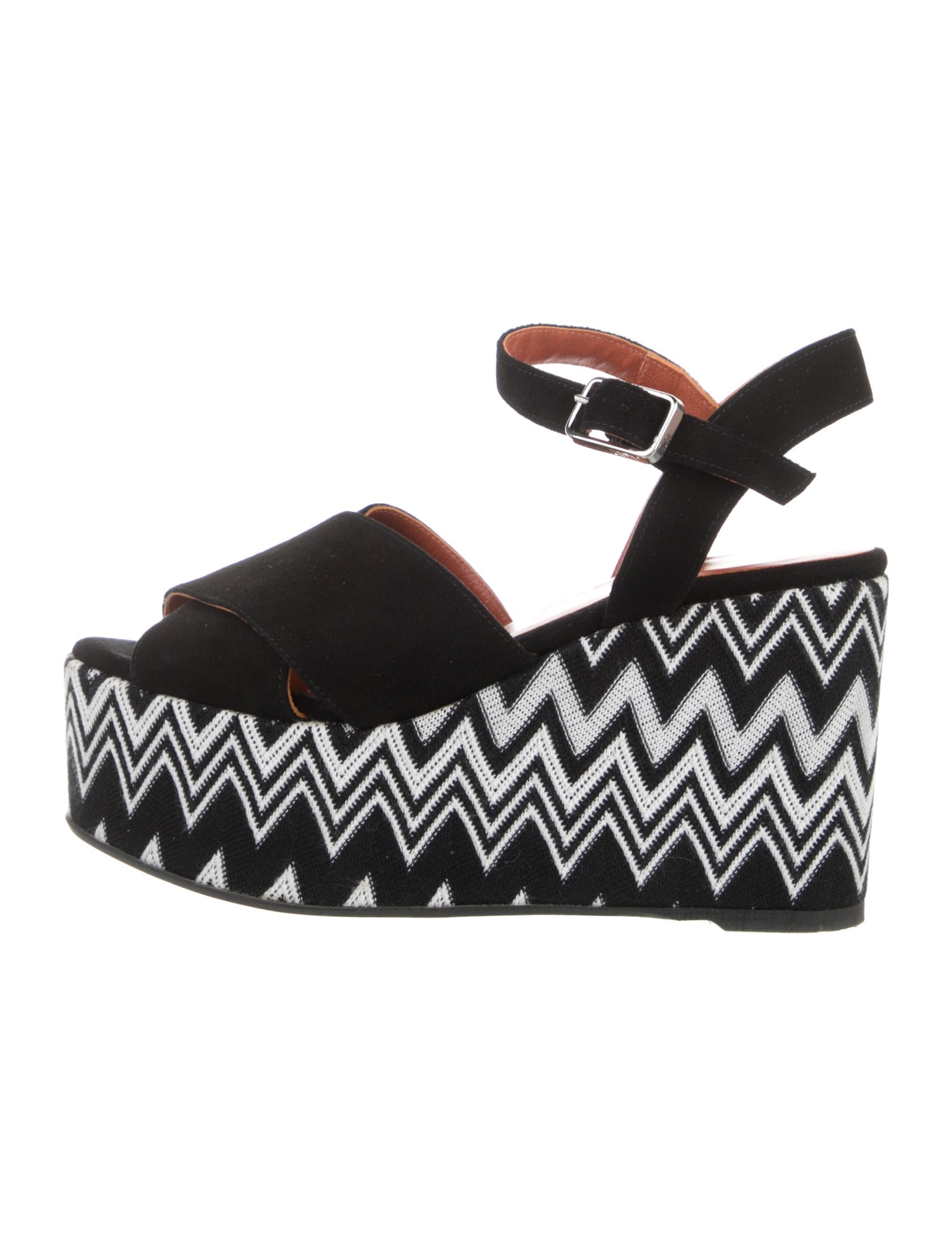 Castañer x Missoni Suede Printed Sandals
