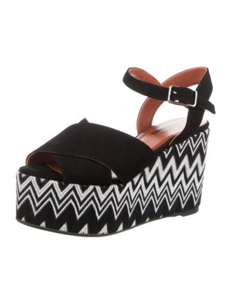 Castañer x Missoni Suede Printed Sandals