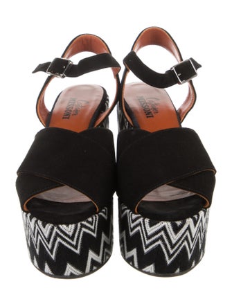 Castañer x Missoni Suede Printed Sandals