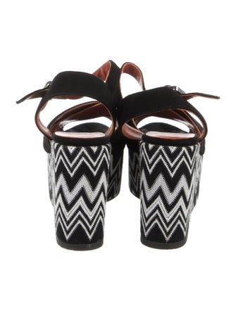 Castañer x Missoni Suede Printed Sandals