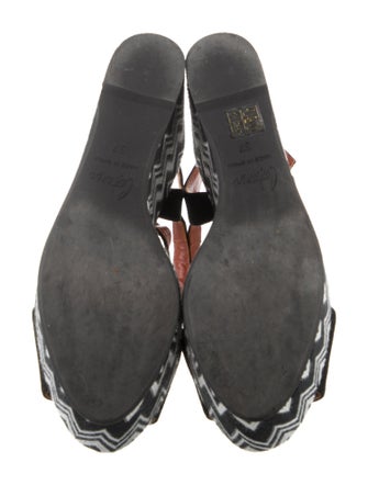 Castañer x Missoni Suede Printed Sandals