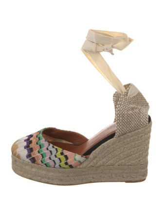 Castañer x Missoni Printed Braided Accents D'Orsay Pumps