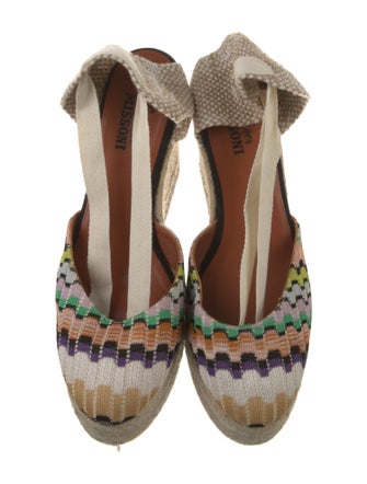 Castañer x Missoni Printed Braided Accents D'Orsay Pumps