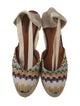 Castañer x Missoni Printed Braided Accents D'Orsay Pumps