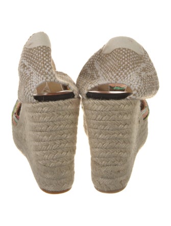 Castañer x Missoni Printed Braided Accents D'Orsay Pumps