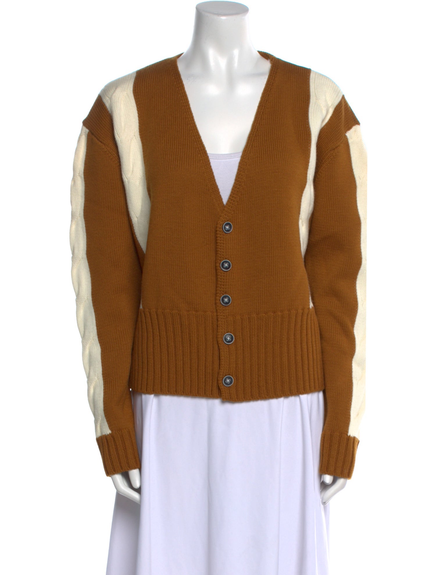 Connor Mcknight Merino Wool Colorblock Pattern Sweater