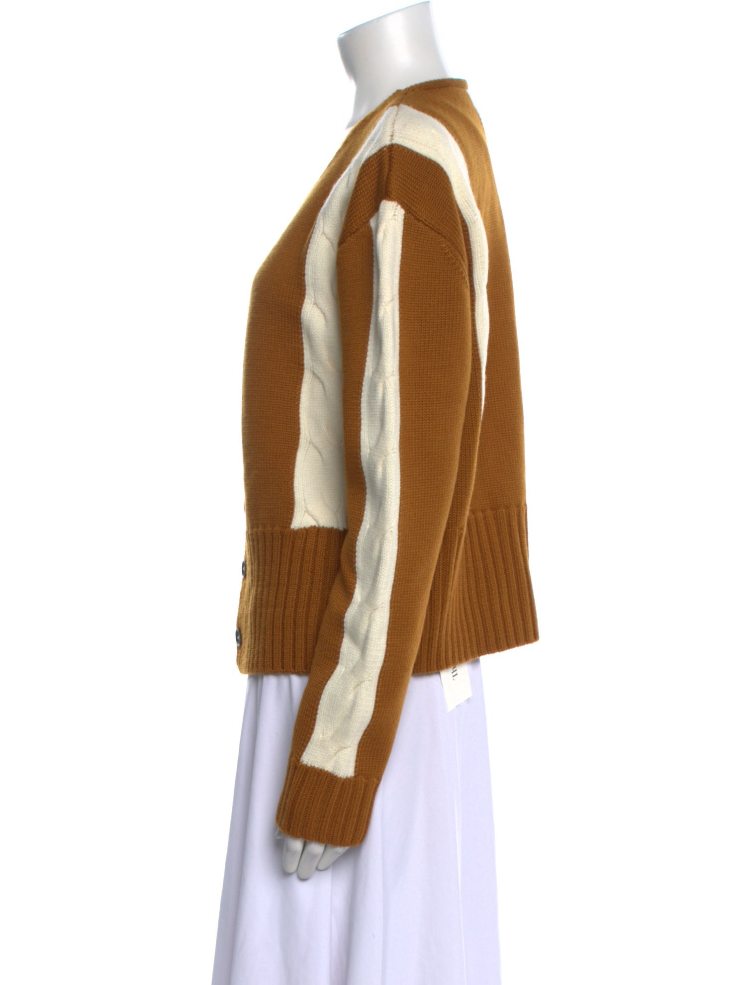 Connor Mcknight Merino Wool Colorblock Pattern Sweater