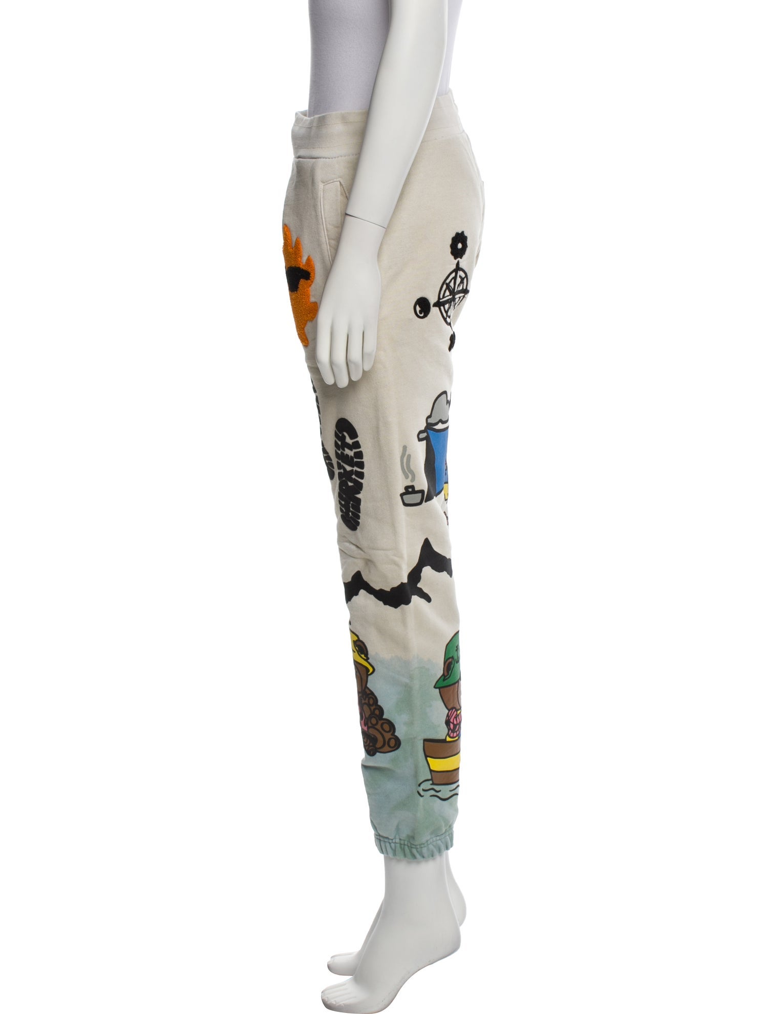 Market Printed Ruffle Embellishment Lounge Set