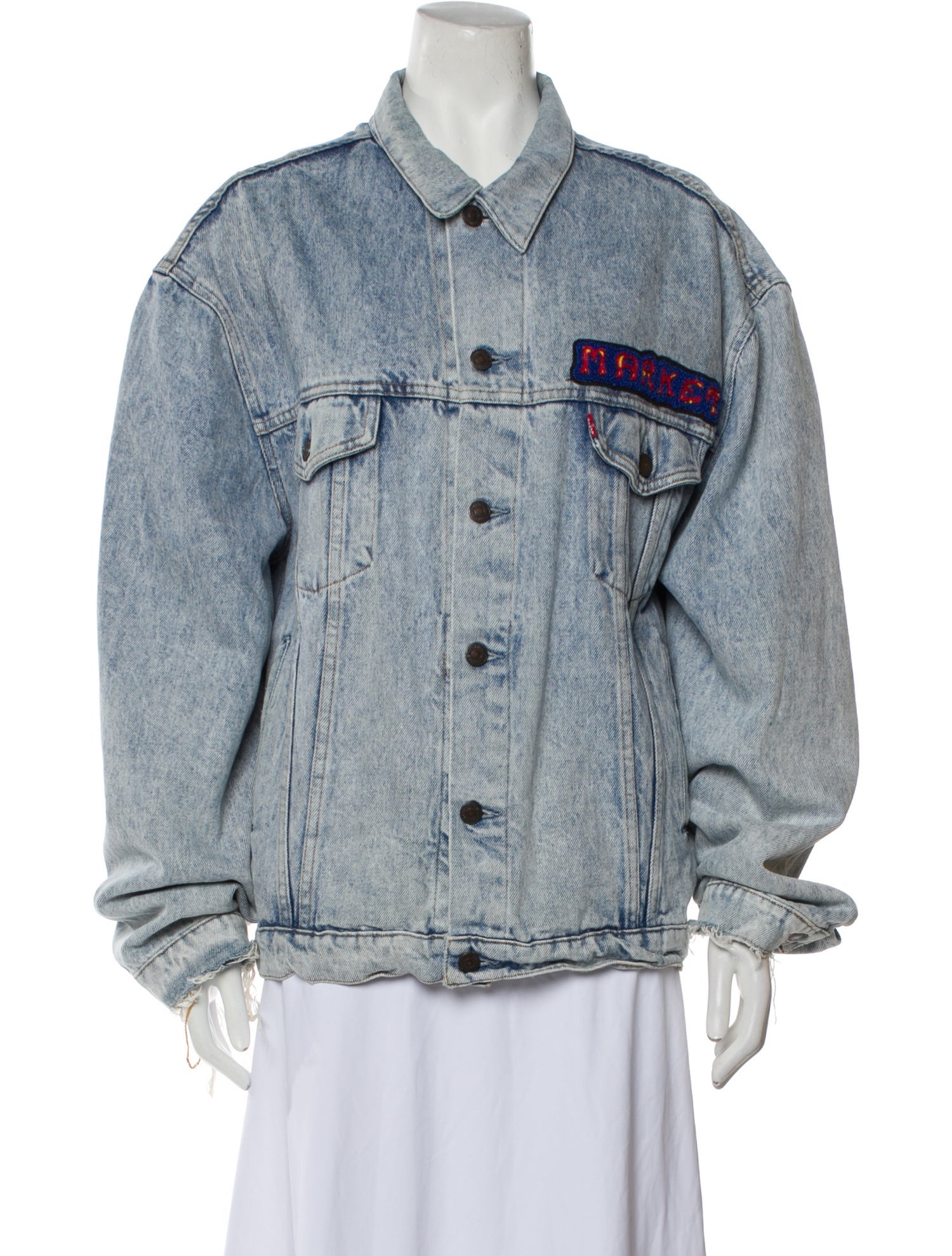 Market x Levi's x Guns'N'Roses x Smiley Denim Jacket