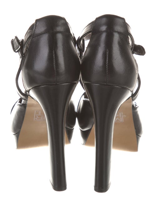 Market Leather T-Strap Pumps