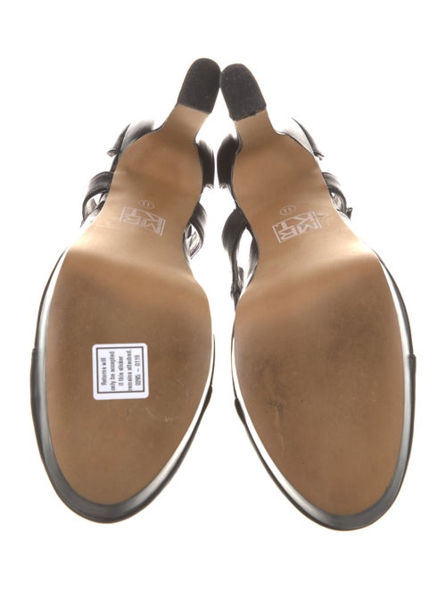 Market Leather T-Strap Pumps